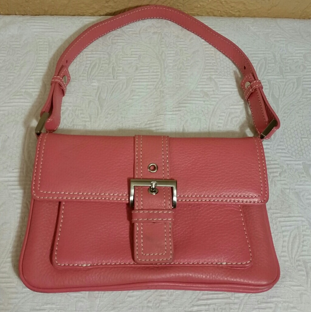 Talbot's leather handbag.